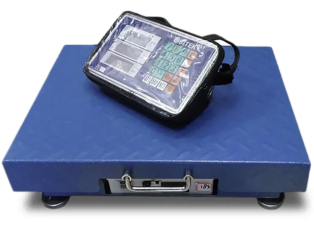 Весы торговые WiFi 200кг 32х42см 4В Blue BITEK TCS-R2-200