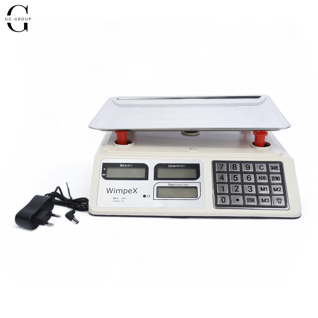 Весы торговые Wimpex WX5004 до 50 кг