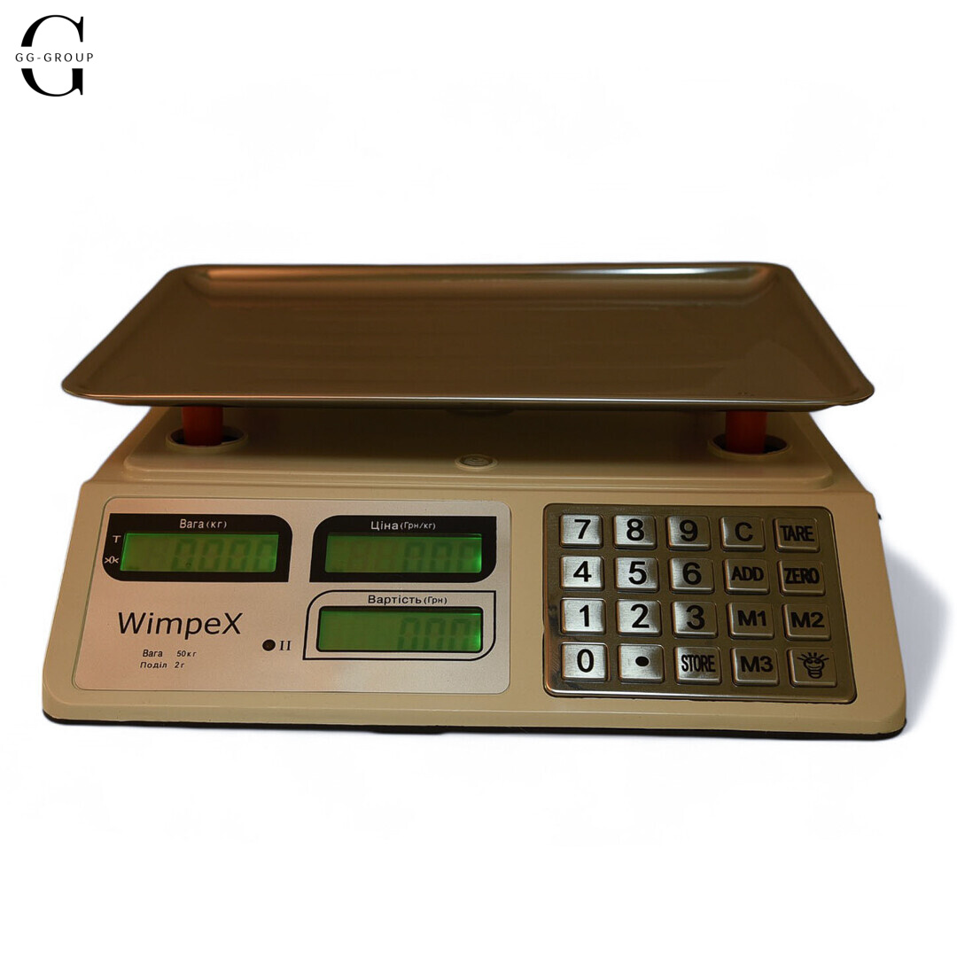 Весы торговые Wimpex WX5004 до 50 кг