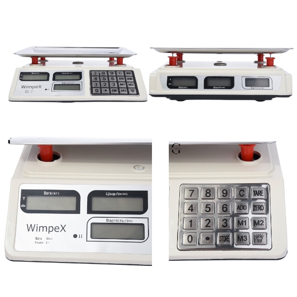 Весы торговые Wimpex WX5004 до 50 кг
