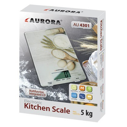 Весы кухонные AURORA AU-4301 5кг
