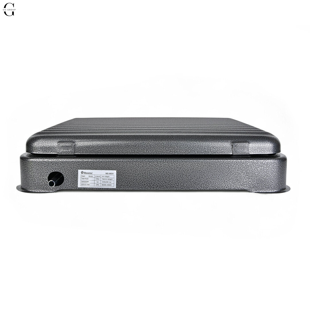 Настольный таганок Domotec MS-6604 на 4 конфорки – работает от баллонного газа.