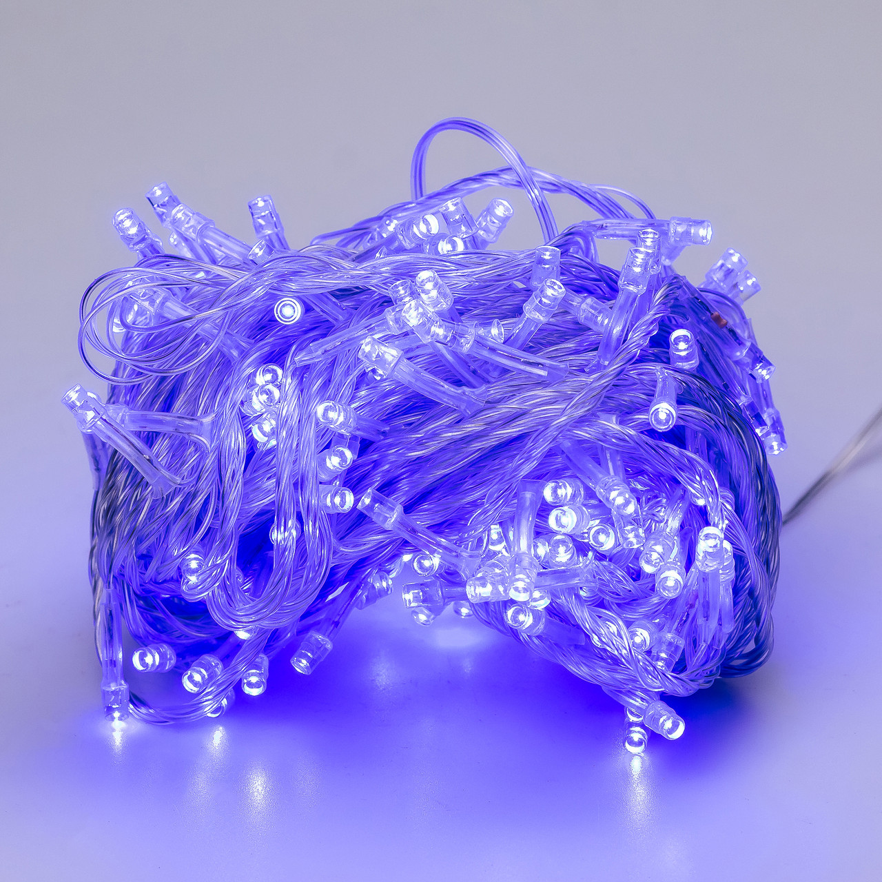 Гирлянда нить светодиодная GarlandoPro 400 LED лампочек 18м 8 режимов лед гирлянда Синий