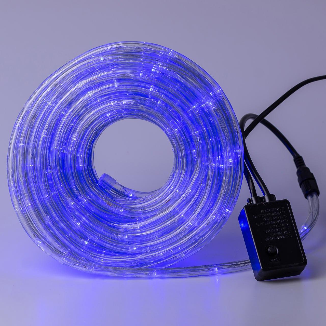 Гирлянда уличная лента светодиодная Дюралайт 240 LED 7м морозостойкая прозрачная проволока