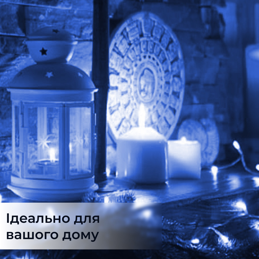 Светодиодная гирлянда на батарейках GarlandoPro 100LED 10 метров медная проволока светодиодная гирлянда Синий