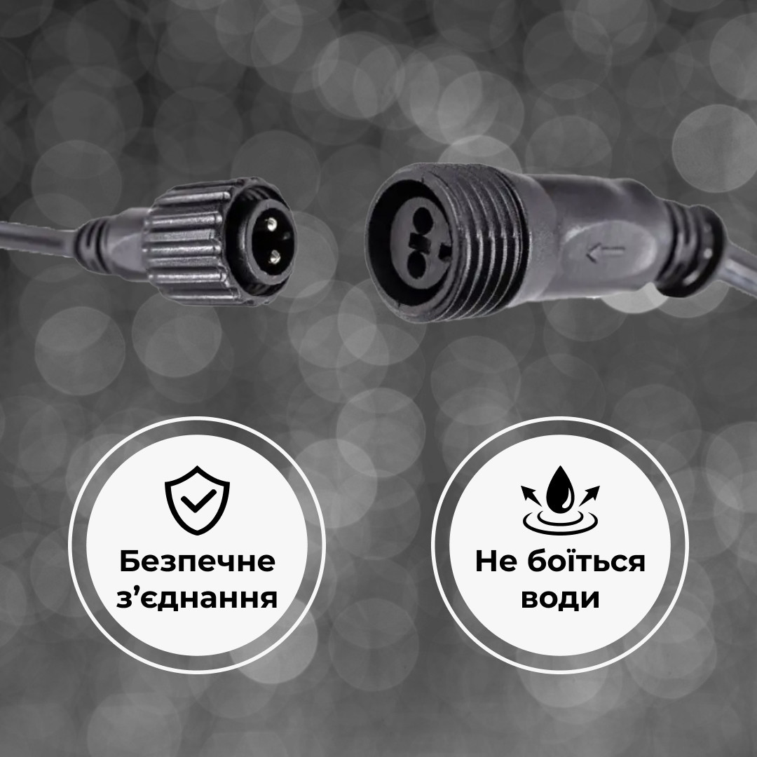 Гирлянда уличная лента светодиодная Дюралайт 480 LED 16м морозостойкая прозрачная проволока Белый