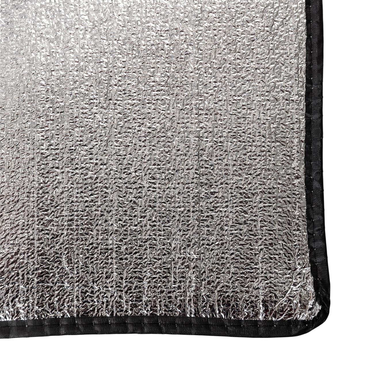 Підстилка під палатку 195х143 см алюмінієва плівка вологостійка підстилка кемпінг з фольгованим покриттям