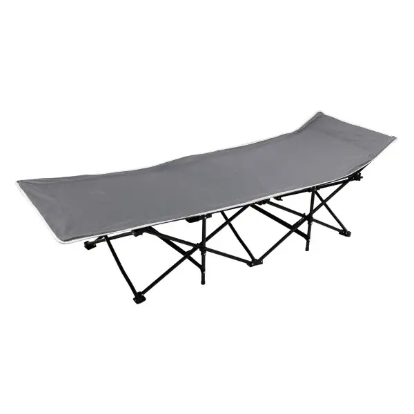 Кровать раскладная туристическая 185x60x50 см с стальным каркасом раскладушка складная для дачи кемпинга рыбалки SJ-0033G