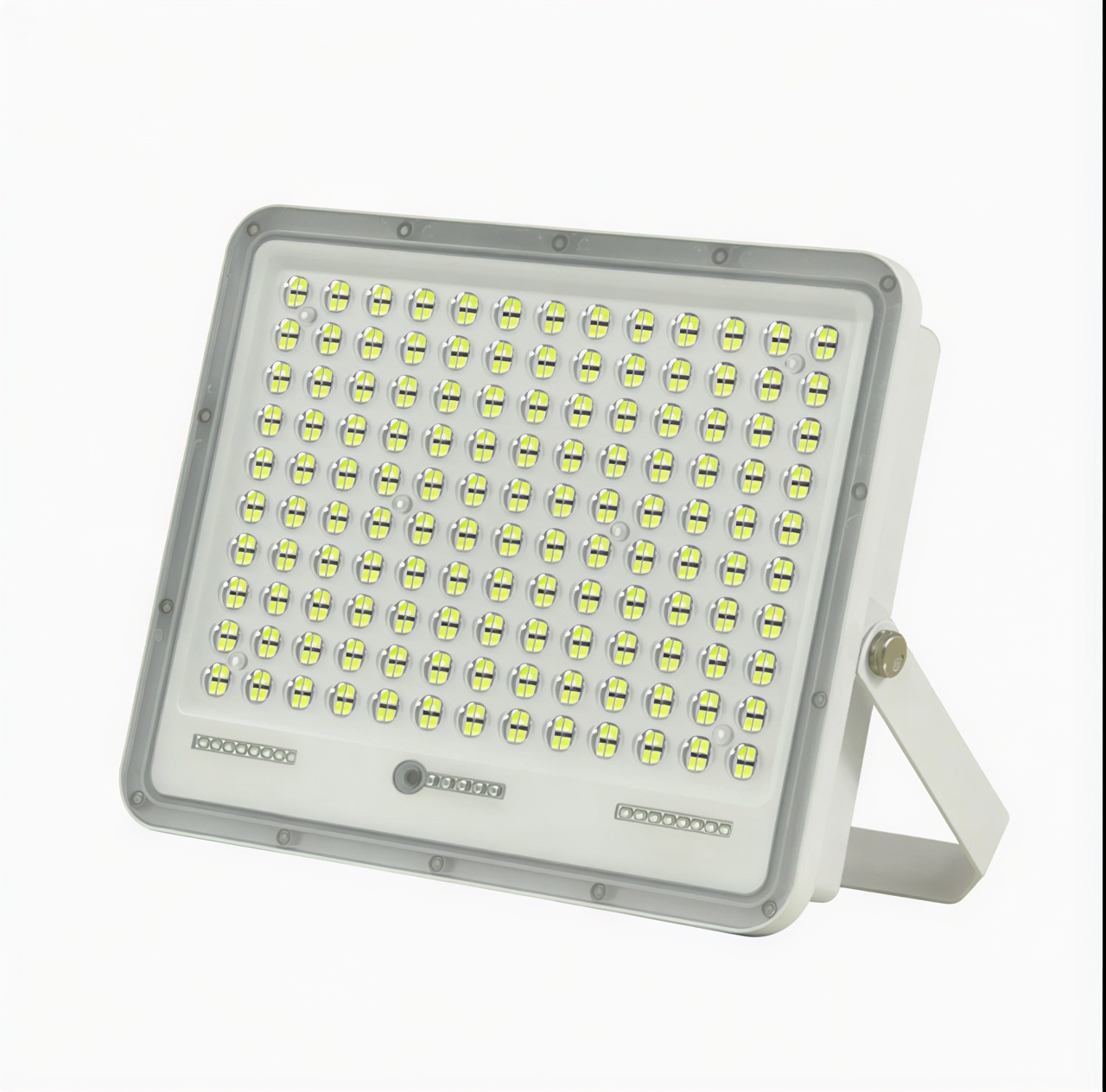 Вуличний LED ліхтар на сонячних батареях 28.5х24.6х4.5 см прожектор світлодіодний вуличний 400 LED 300 Вт із сонячною панеллю HP-5-71