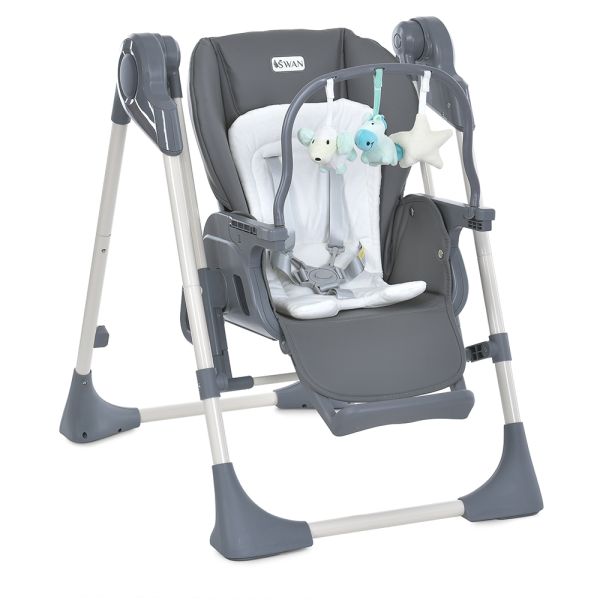 Стульчик-качели ME 1087-G SWAN Dark Gray