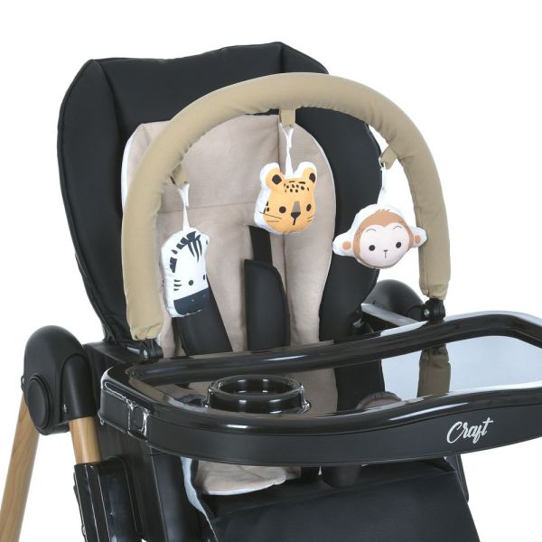 Стульчик ME 1115-W CRAFT Black
