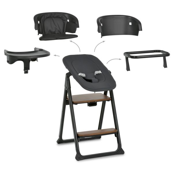 Стульчик EL CAMINO GROWEE ME 1222 Black