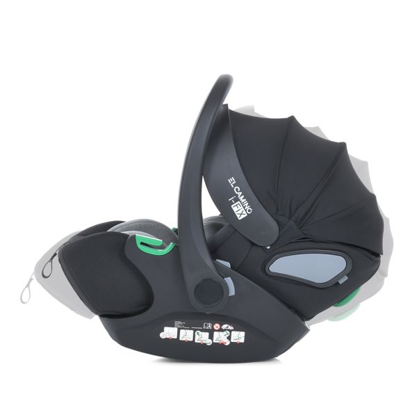 Автокрісло дитяче ME 1110 i-FIX Royal Dark Gray