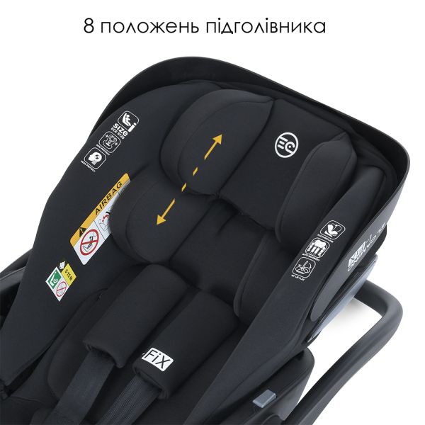 Автокрісло дитяче ME 1110 i-FIX Royal Dark Gray