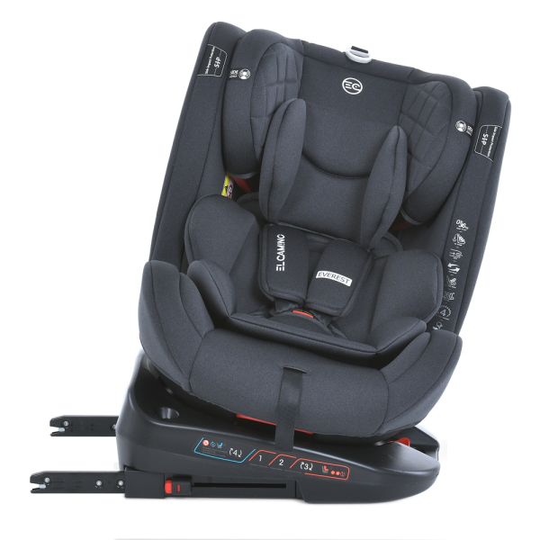 Автокрісло дитяче ME 1114 EVEREST Dark Gray