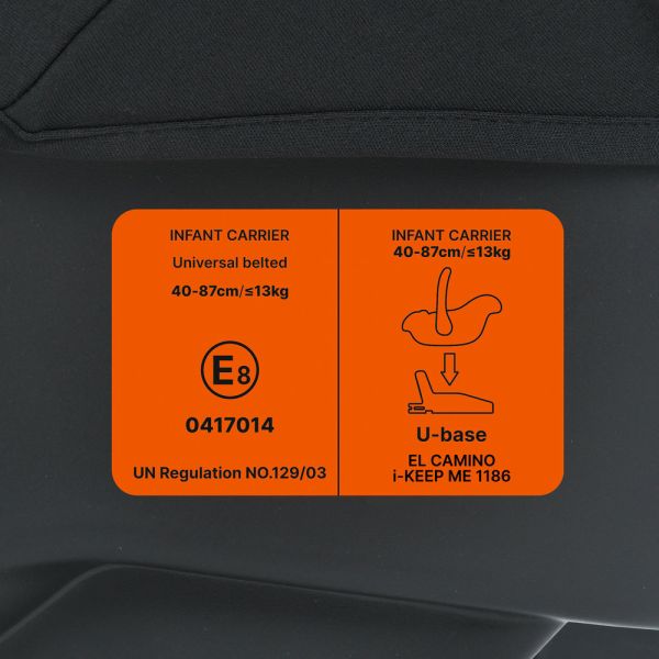 Автокрісло дитяче ME 1186 i-KEEP Melange Jet Black
