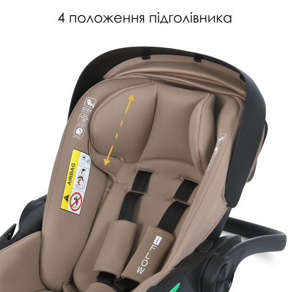 Автокресло El Camino i-FLOW ME 1198 Beige