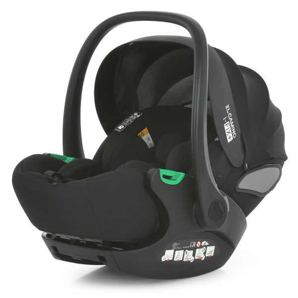 Автокрісло дитяче El Camino i-FIX+ ME 1110 Moon Black