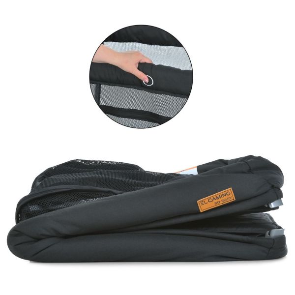 Кроватка-манеж ME 1194 SO EASY Black