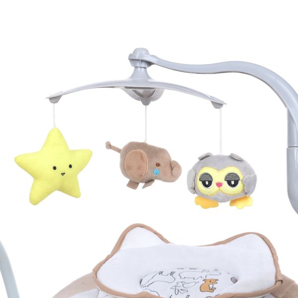 Гойдалка ME 1075 TEDDY Beige Animals