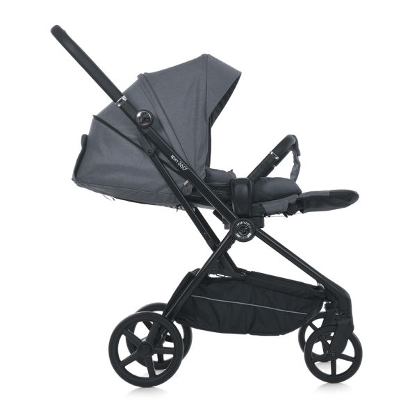 Детская коляска ME 1138 SPIN 360 Stone Gray