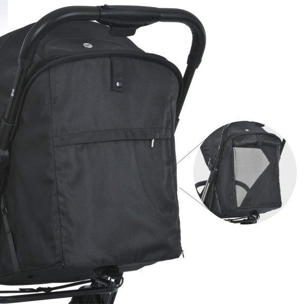 Коляска детская ME 1129 LINK Black Striped