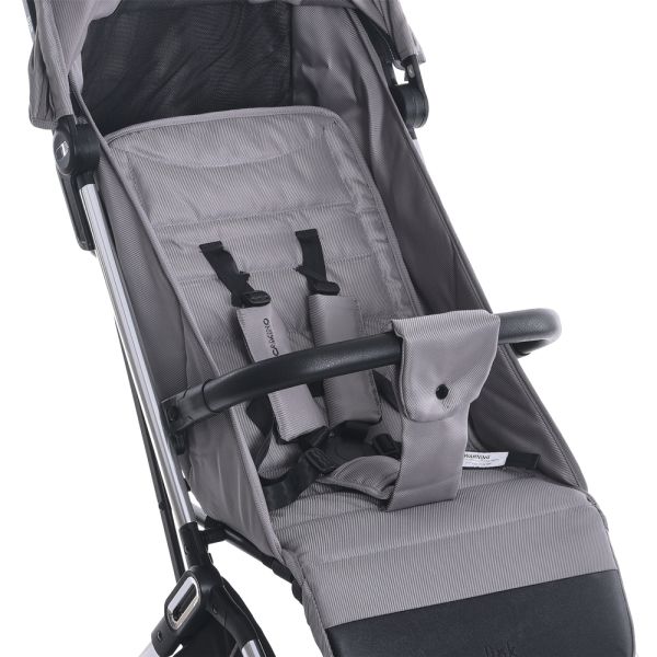Коляска детская ME 1129 LINK Silver Striped