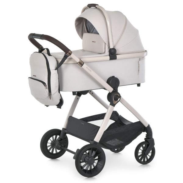 Коляска универсальная 2в1 El Camino RIVIERA ME 1183 Silver Milk