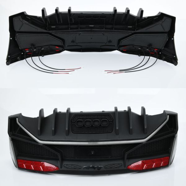 Бампер M 5738-REAR BUMPER GRAY