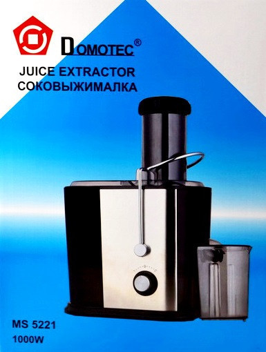 Соковыжималка Domotec MS 5221 1000W электрическая
