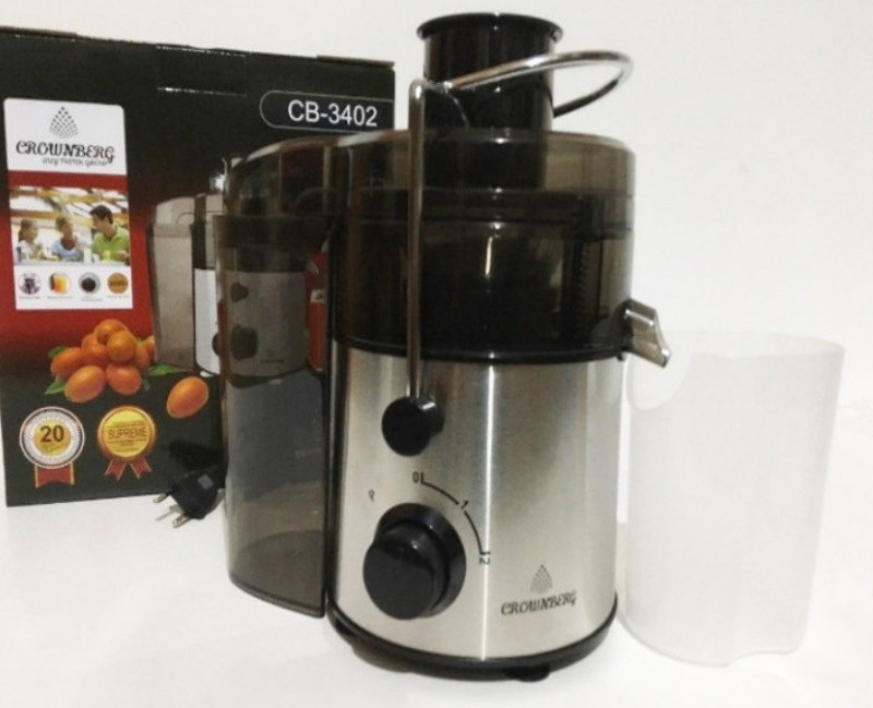Соковыжималка Crownberg - CB-3402, 600 Вт
