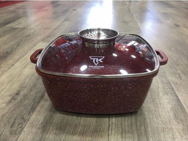 Каструля Top Kitchen 28 см TK00056 (Чорна , сіра , бардо)
