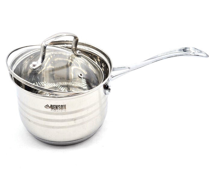 Набор посуды Benson BN-204 (ёмкость 2,1 л, 2,1 л, 2,9 л, 3,9 л, 6,5 л, 3,4 л)