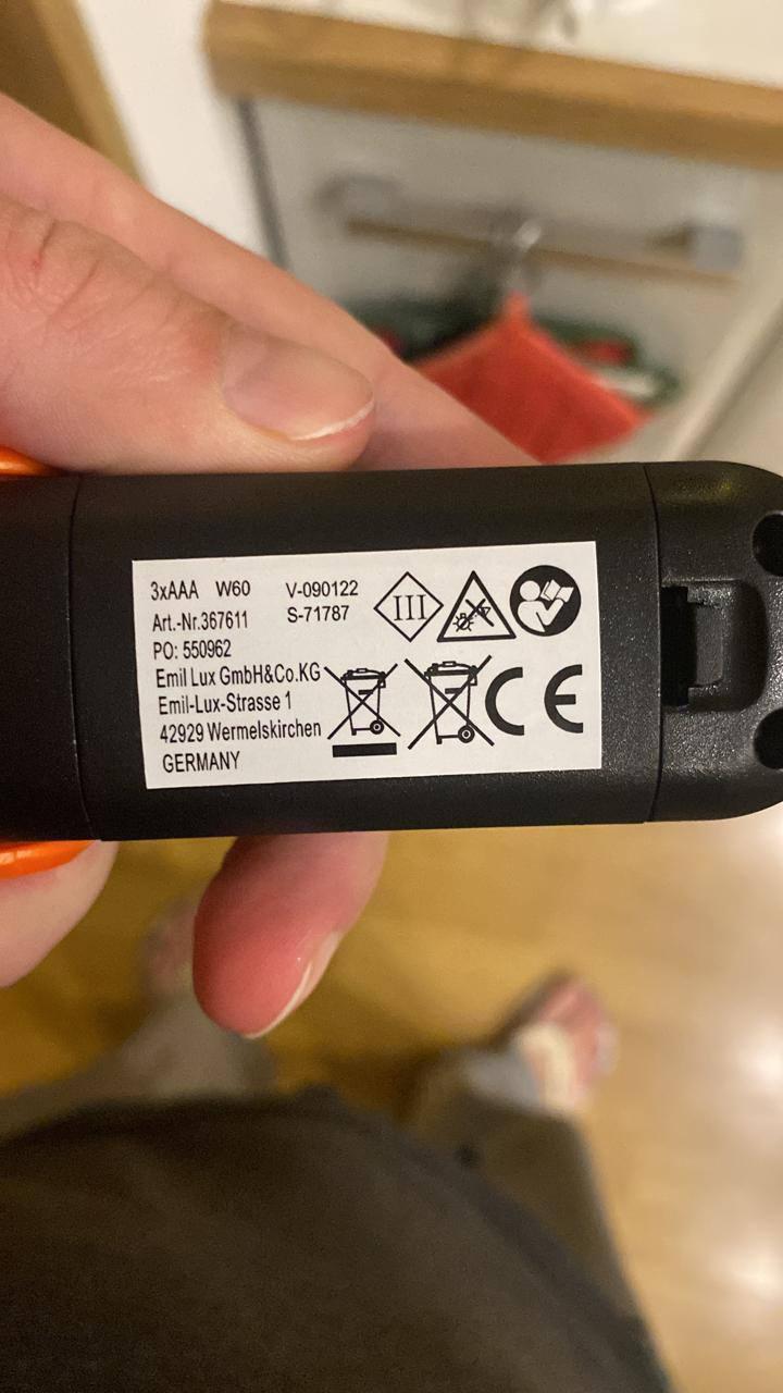 LED фонарь OBI 3W