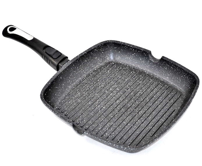 Гриль сковорода Benson BN-314 (28*28) з кришкою