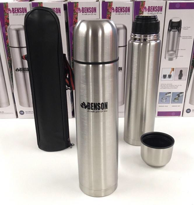 Вакуумний Термос із нержавіючої сталі Benson BN-053 1000ML