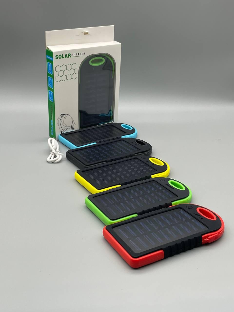 Повербанк с солнечной панелью Power bank SOLAR 10000mAh