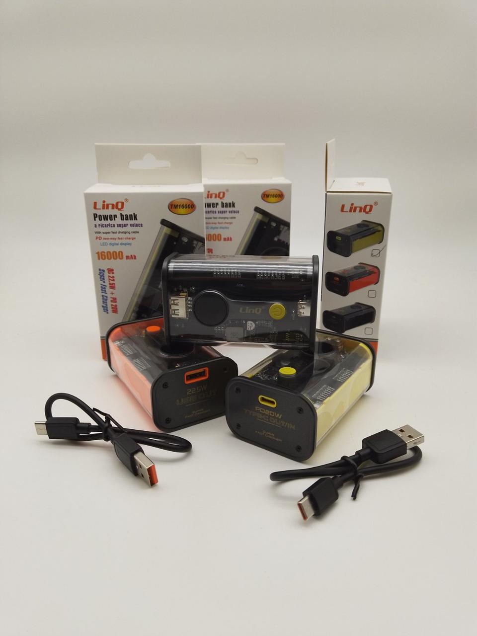 Повербанк Power Bank LINQ TM-16000mAh PD 22,5W