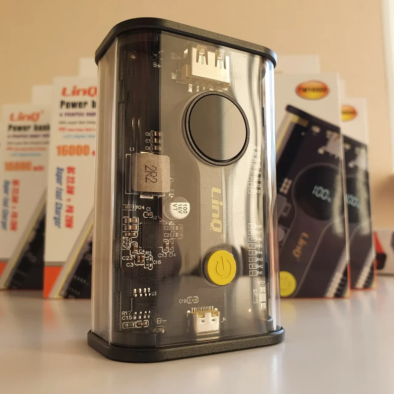 Повербанк Power Bank LINQ TM-16000mAh PD 22,5W