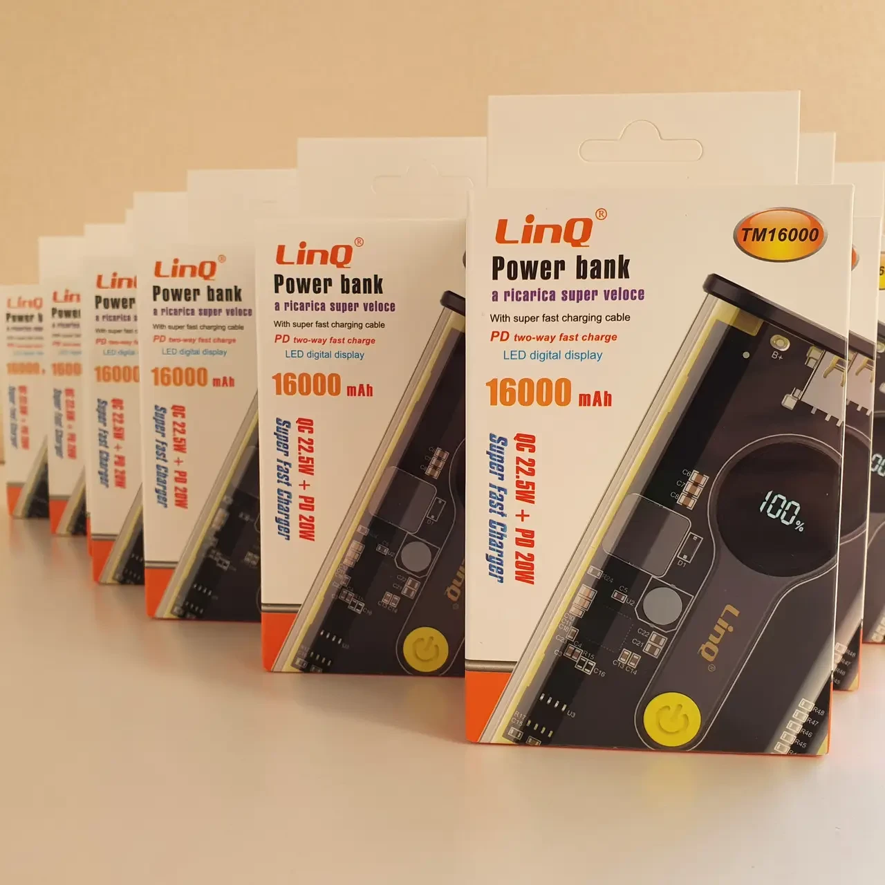 Повербанк Power Bank LINQ TM-16000mAh PD 22,5W