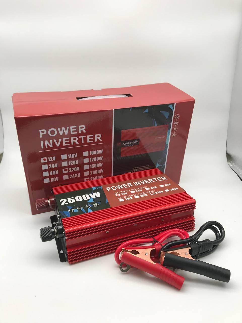 Автомобильный инвертор преобразователь напряжения Digital 2500W