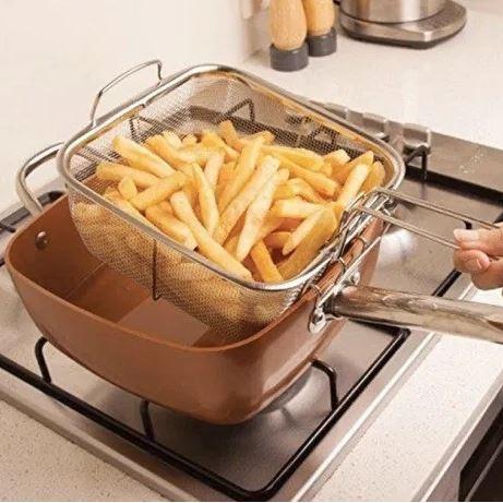 Сковородка-фритюрница пароварка -8001