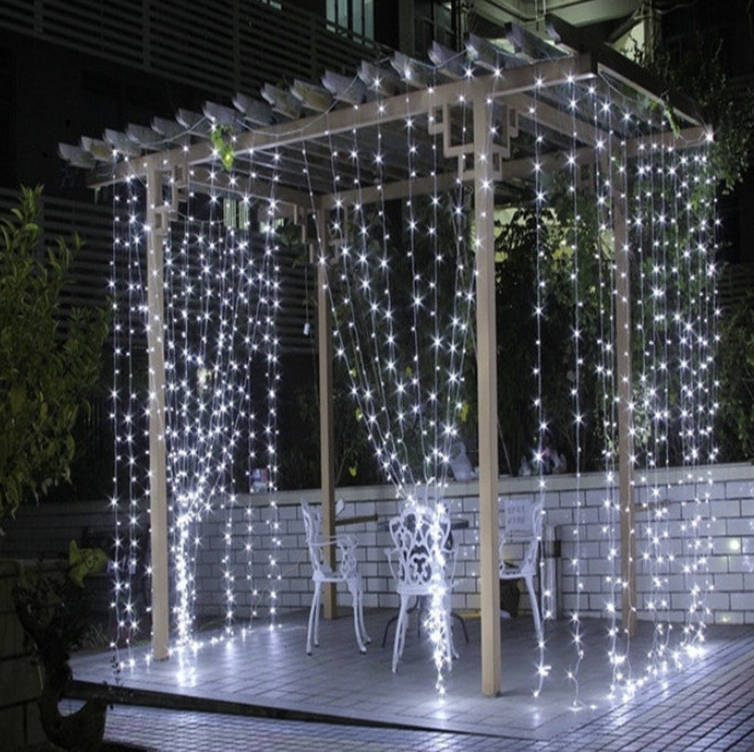Xmas Гирлянда УЛИЧНЫЙ ВОДОПАД 480 LED/Прозрачный Провод/Белый