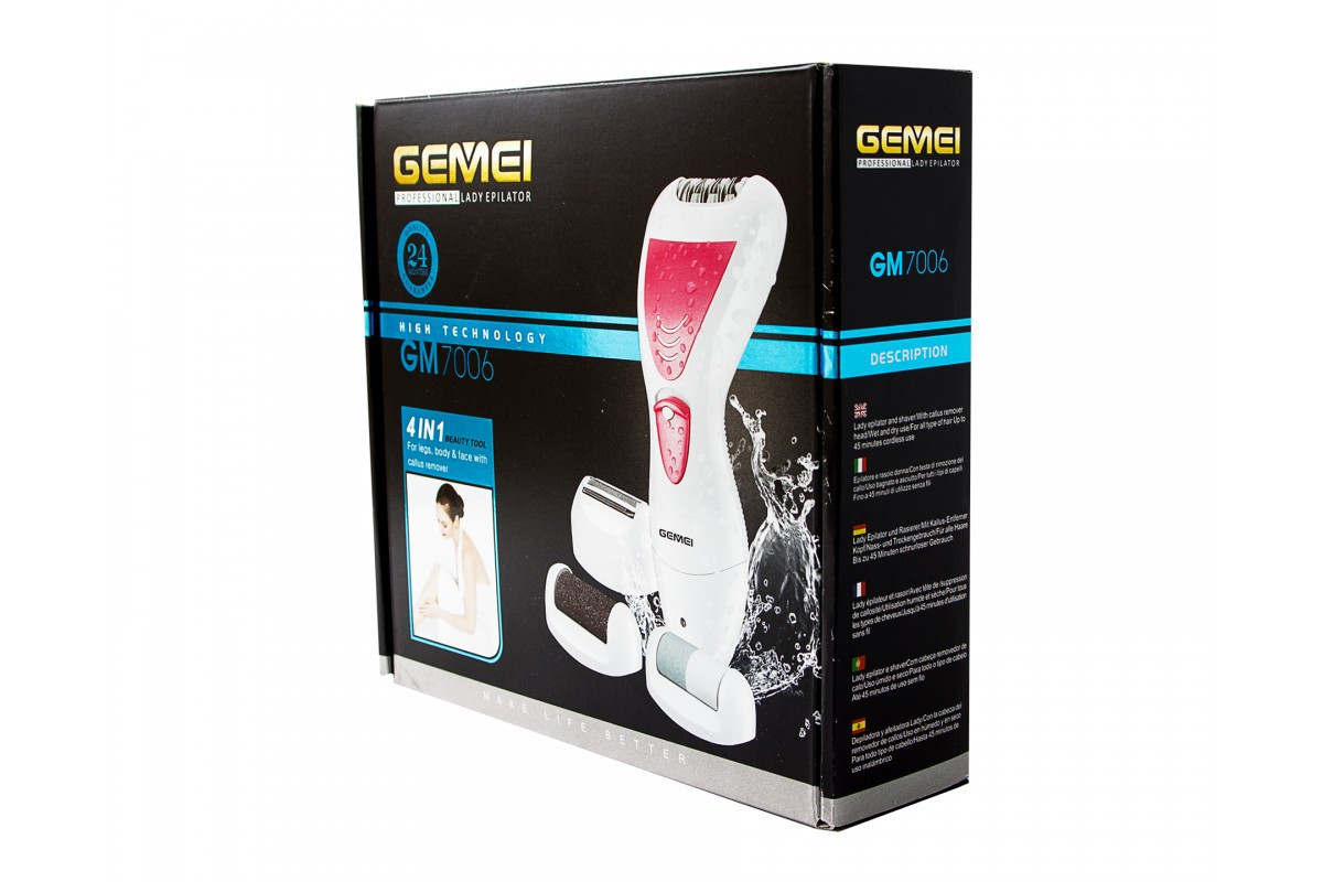 Женский эпилятор бритва Gemei GM-7006