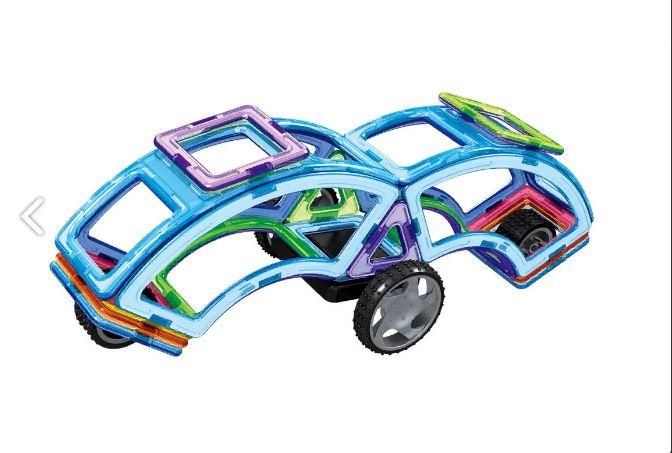 Конструктор LT3003 магнітний, транспорт, 87 деталей Magnit/Magical/LIMO TOY
