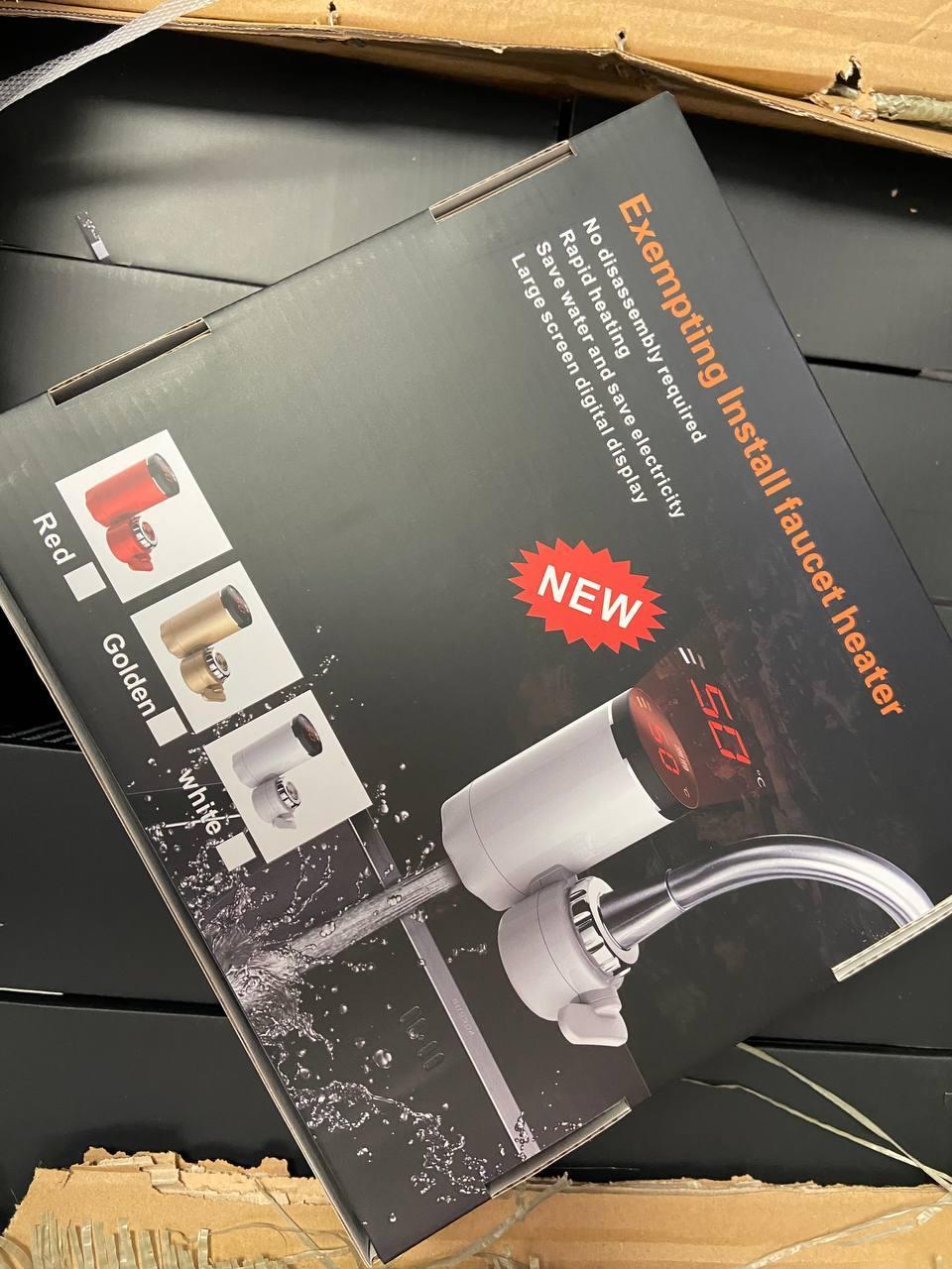 Проточний кран водонагрівач бойлер з екраном Heating Faucet FT-005