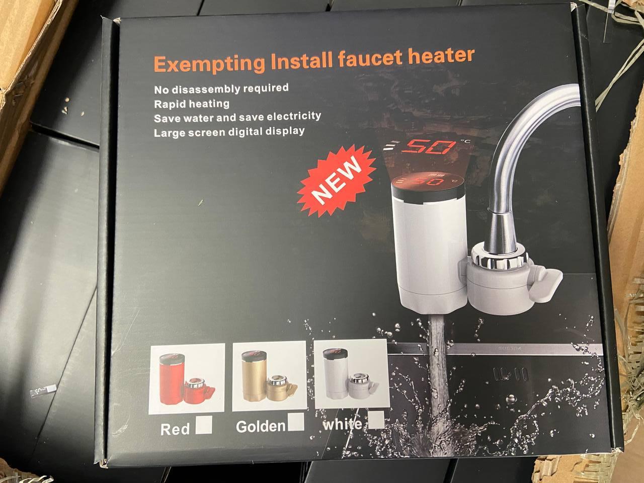Проточний кран водонагрівач бойлер з екраном Heating Faucet FT-005