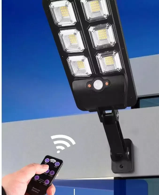 Уличный фонарь на солнечной батарее с датчиком движения и пультом SOLAR INDUCTION STREET LAMP LL-660
