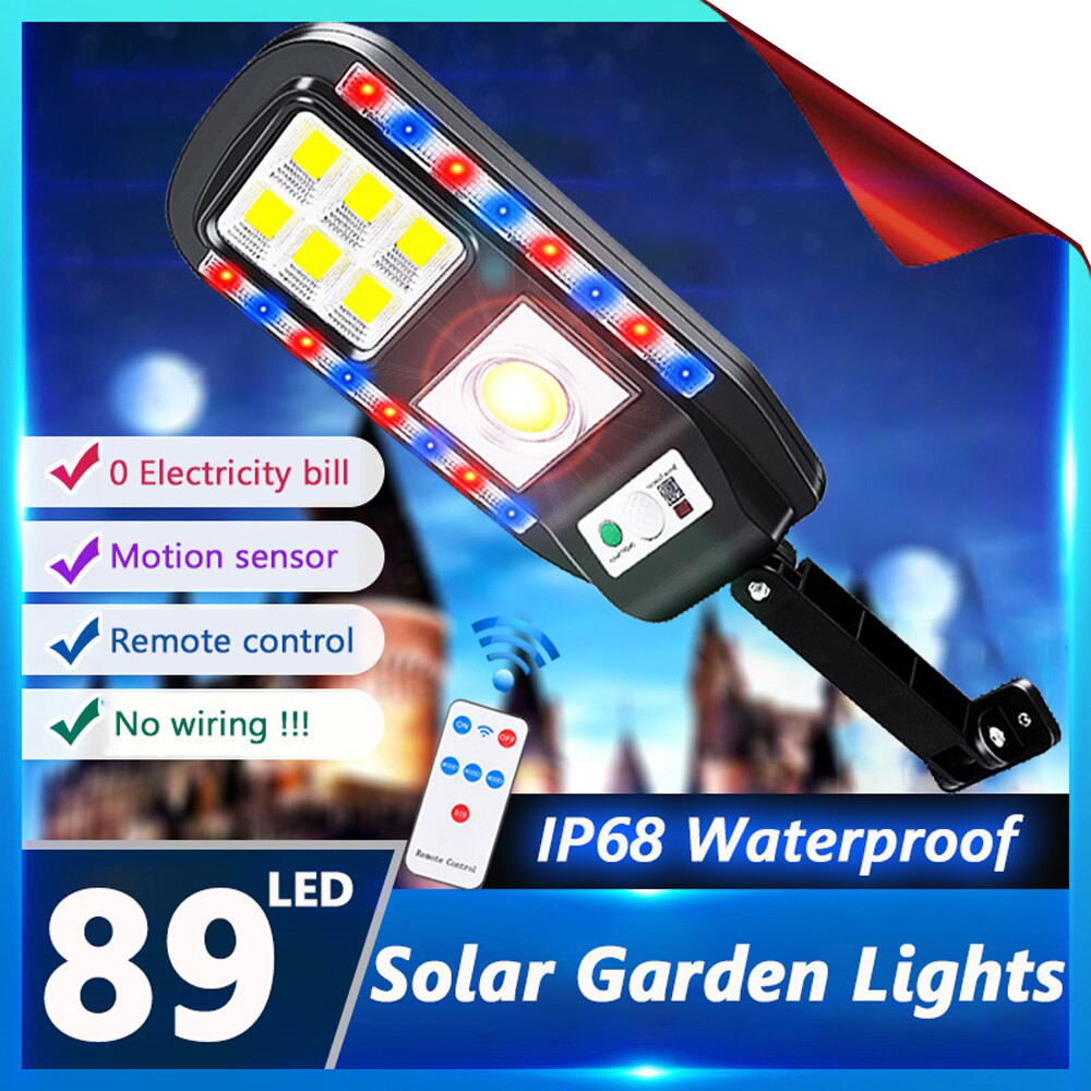 Уличный фонарь на солнечной батарее с датчиком движения и пультом Solar sensor street Light CL-728
