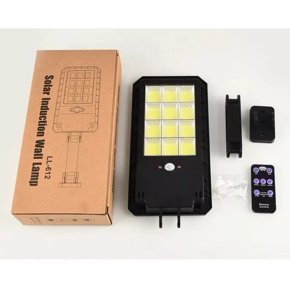 Вуличний ліхтар на сонячній батареї з датчиком руху та пультом Solar Induction Wall Lamp LL-612
